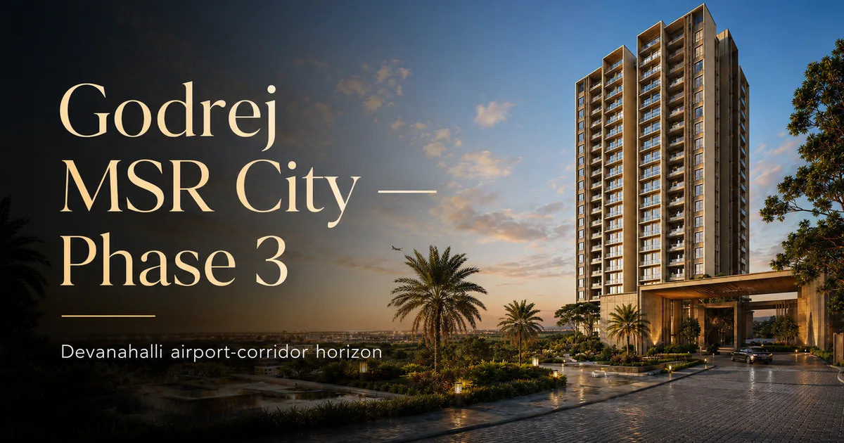 Godrej MSR City — Phase 3 elevation Godrej MSR City — Phase 3 elevation
